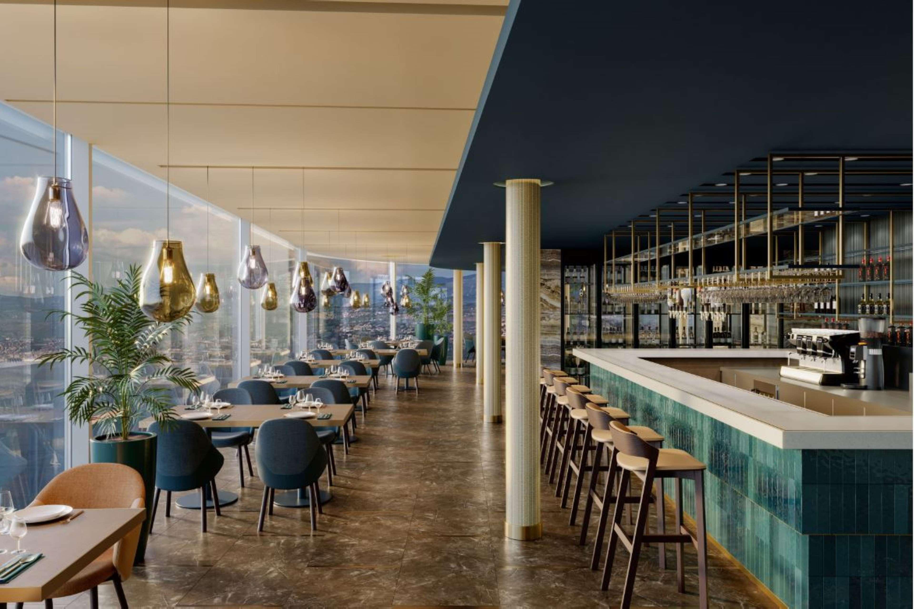 Hilton Rijeka Costabella Beach Resort And Spa Bagian luar foto The restaurant