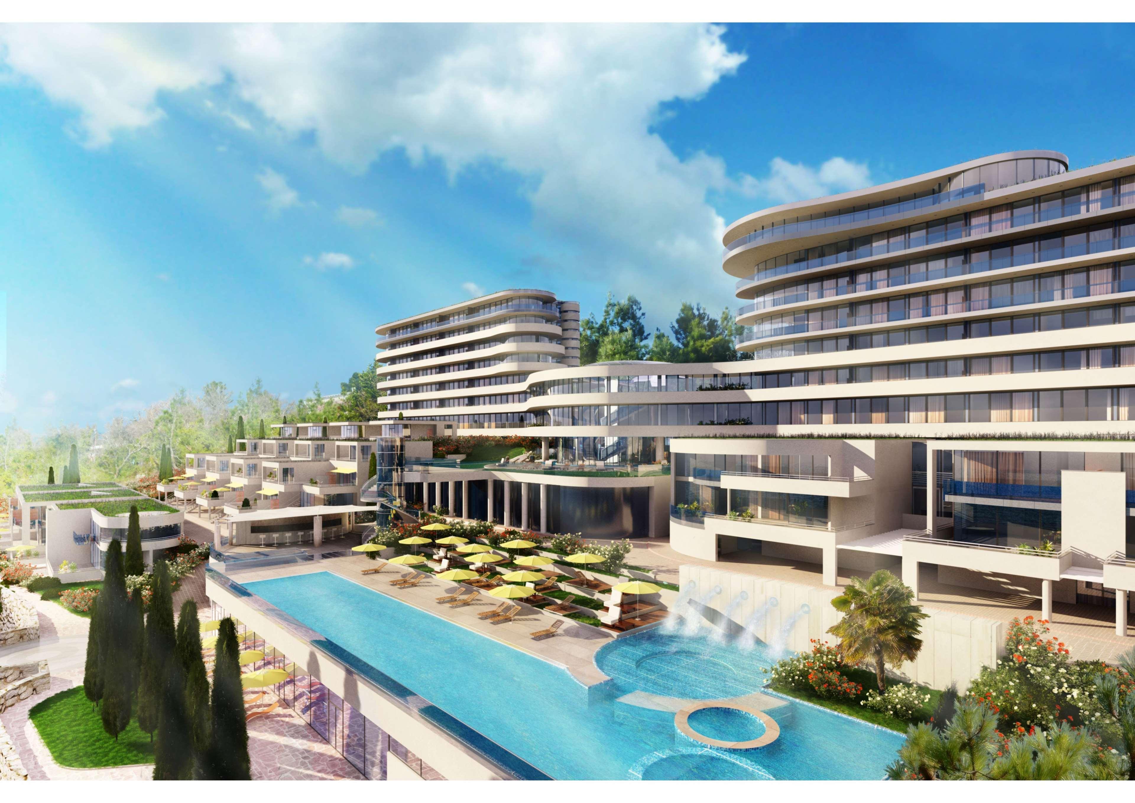 Hilton Rijeka Costabella Beach Resort And Spa Bagian luar foto The complex