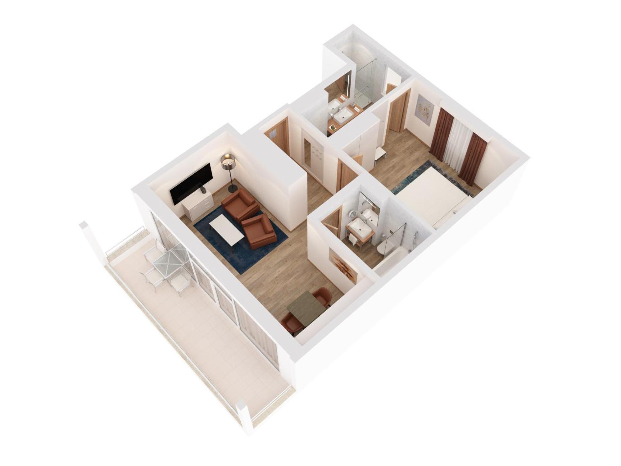 Hilton Rijeka Costabella Beach Resort And Spa Ruang foto 3D floor plan
